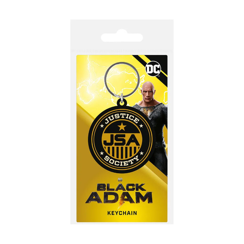 Black Adam: Justice Society Rubber Keychain - أكسسوار